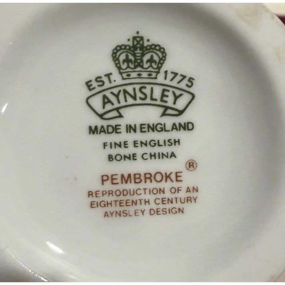 Vintage Aynsley Pembroke Fine Bone China Bud Vase Bird & Floral, Made in England